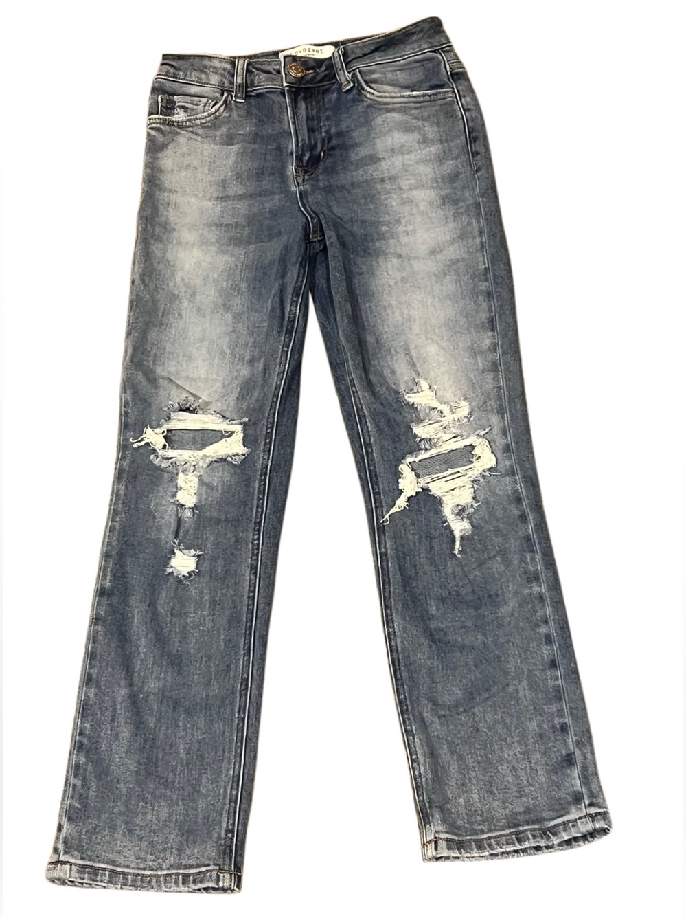 Lovervet Size 25 Distressed Denim Jeans